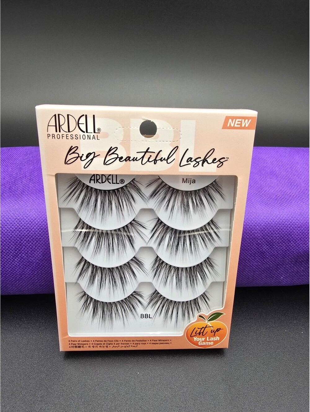 Ardell Big Beautiful Lashes Mija Strip Eyelashes 4 Pairs Long Full Volume Black